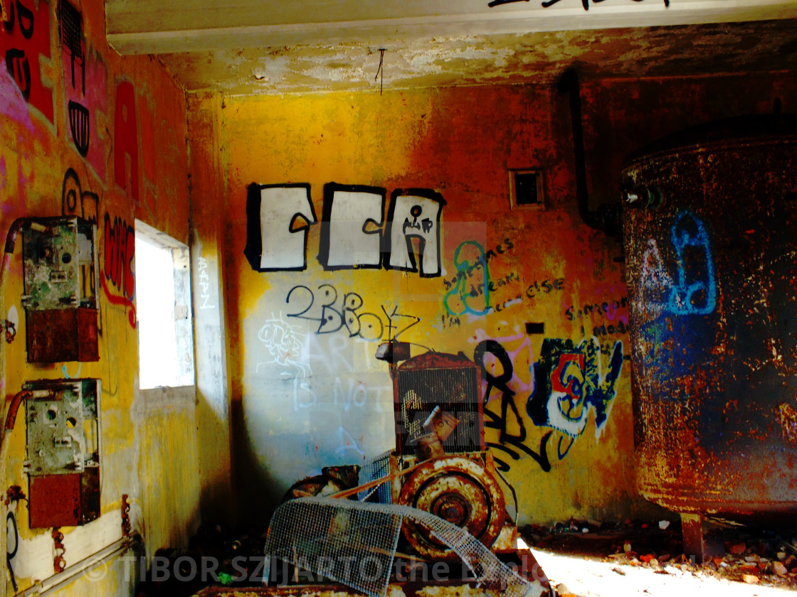 "Abandoned Leith lighthouse # 29" stock image