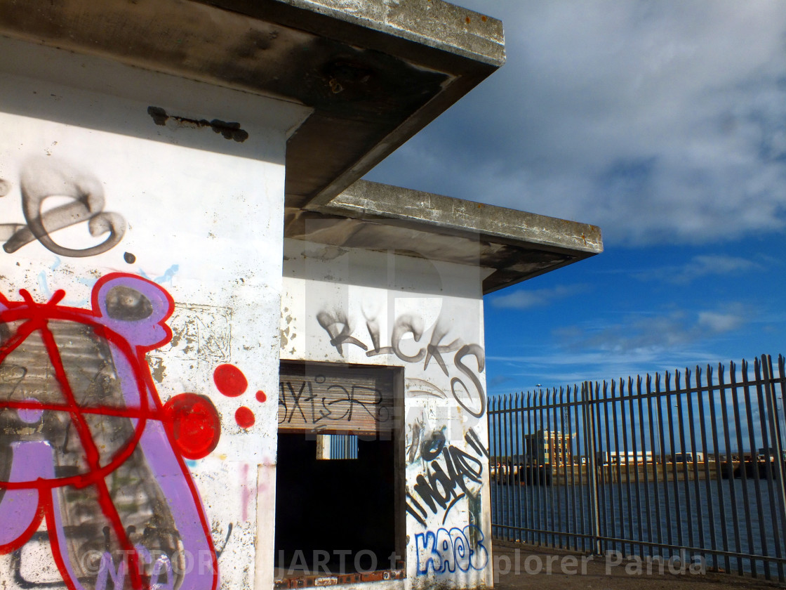 "Abandoned Leith lighthouse # 35" stock image