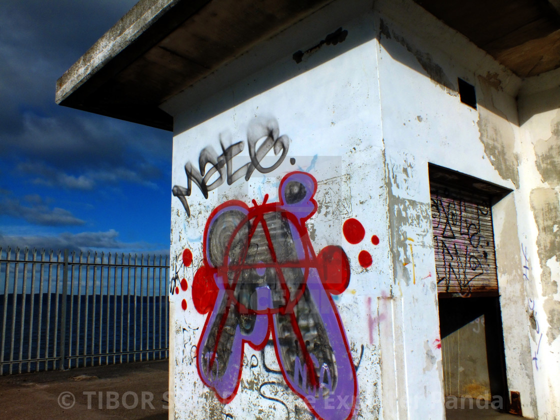 "Abandoned Leith lighthouse # 34" stock image