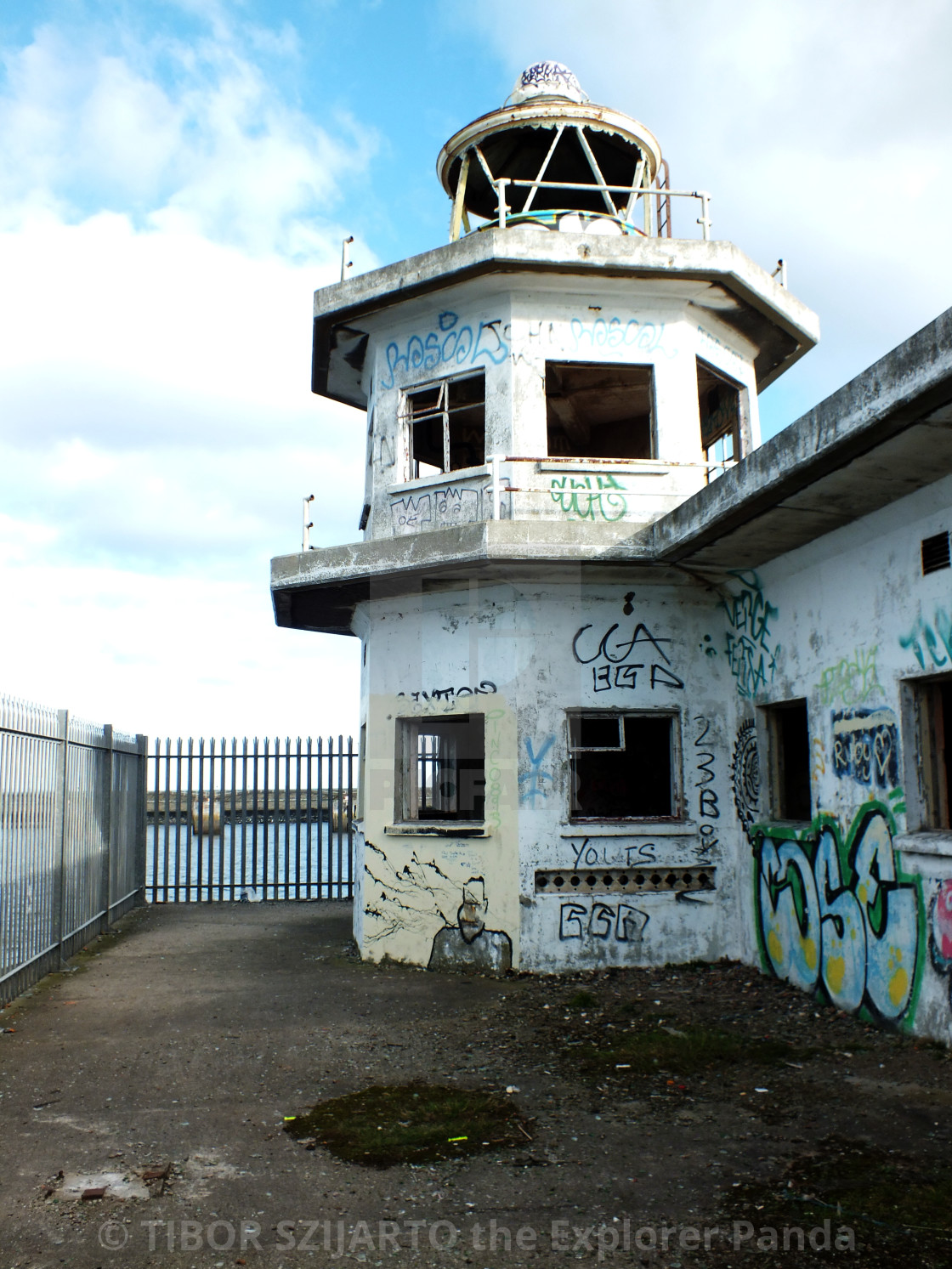 "Abandoned Leith lighthouse # 38" stock image