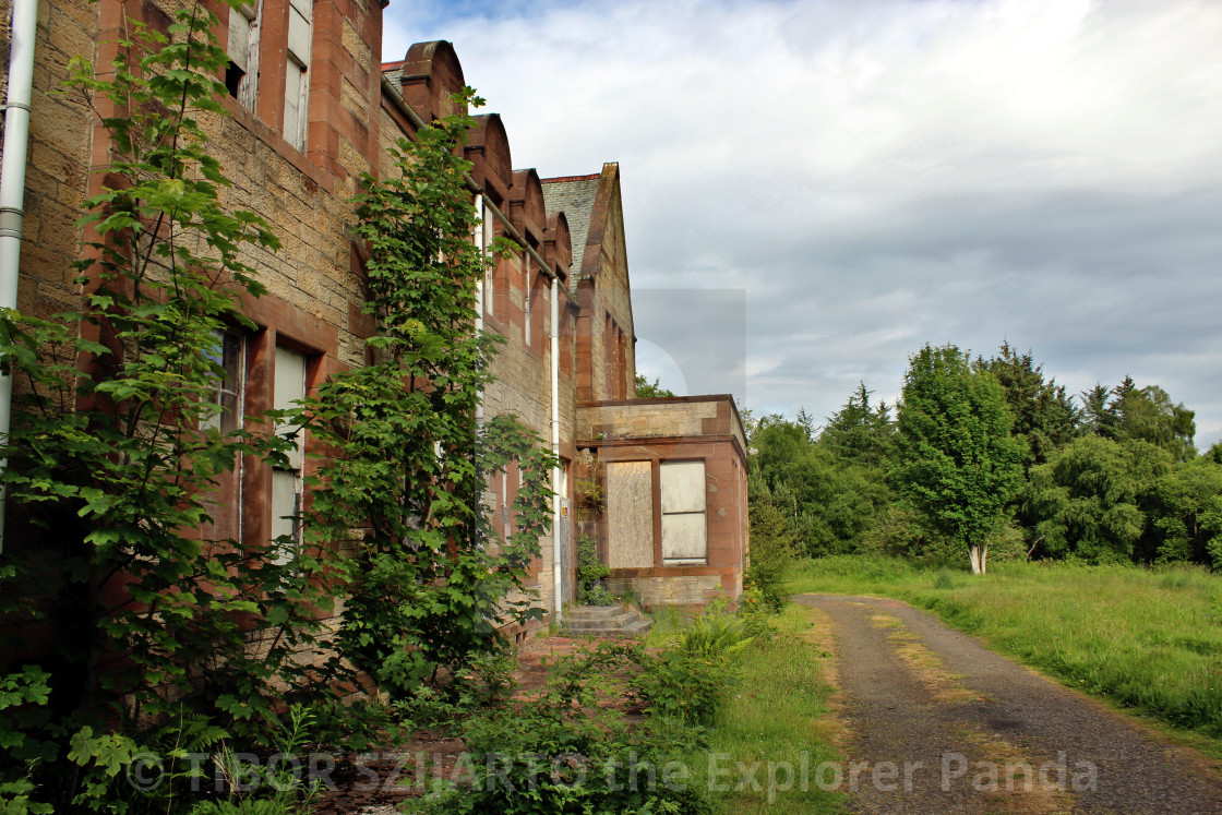 "The Disappeared City of Bangour Village # 11" stock image