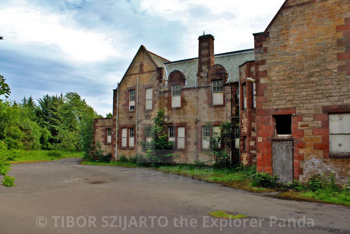 "The Disappeared City of Bangour Village # 12" stock image