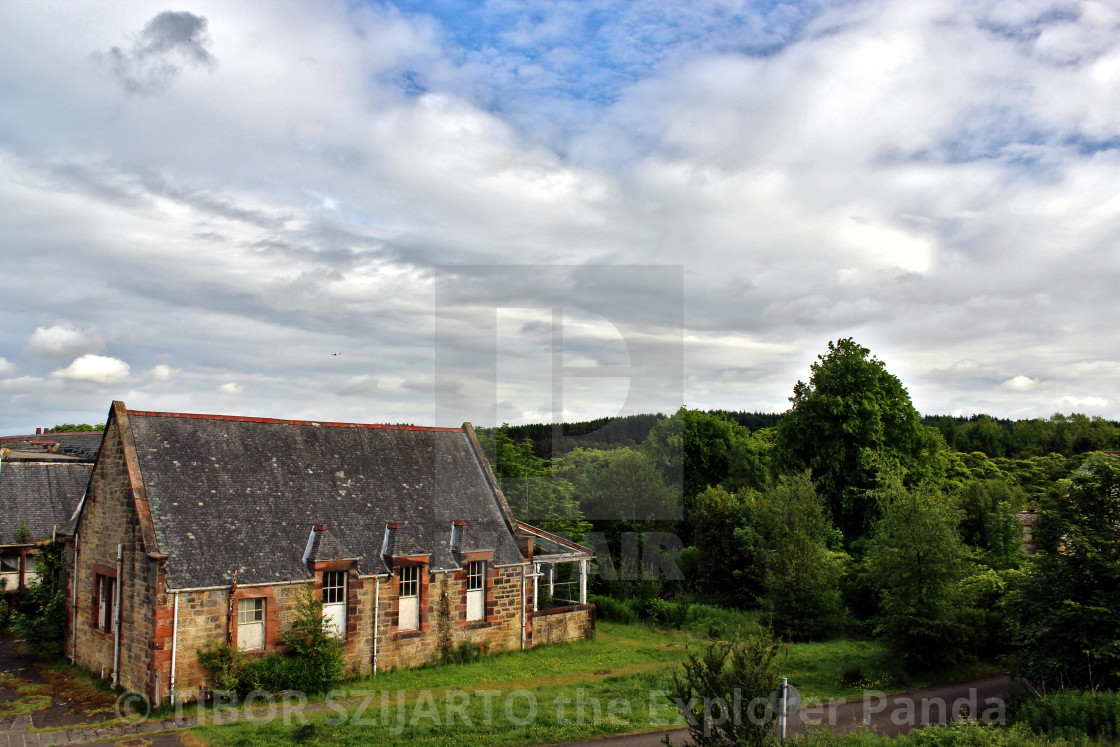 "The Disappeared City of Bangour Village # 22" stock image