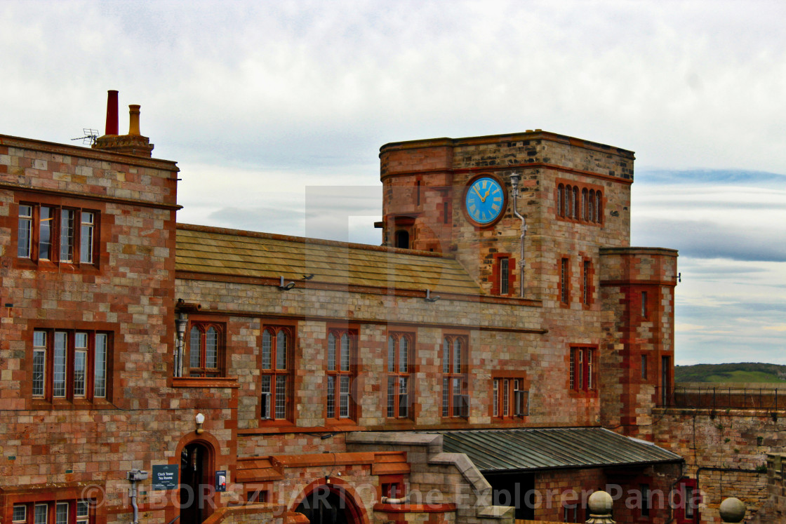 "True History and Movie Scene - Bamburgh Castle # 47" stock image