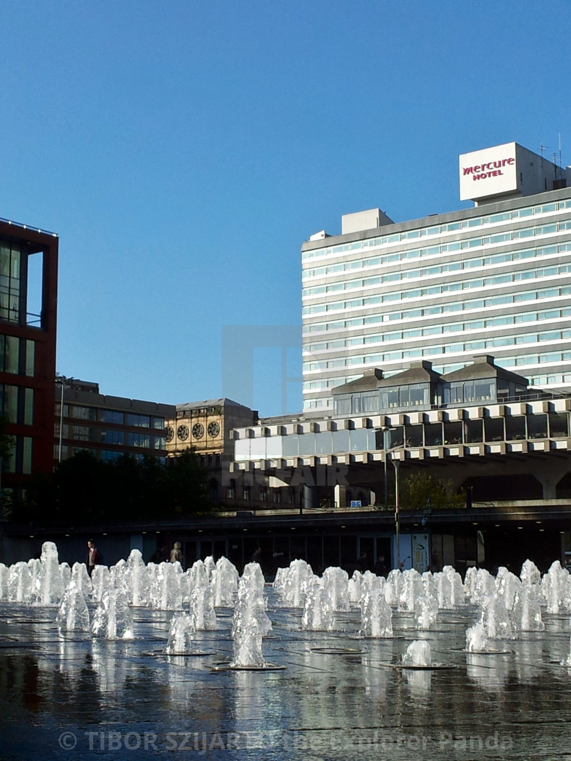 "Picadilly square Manchester # 17" stock image