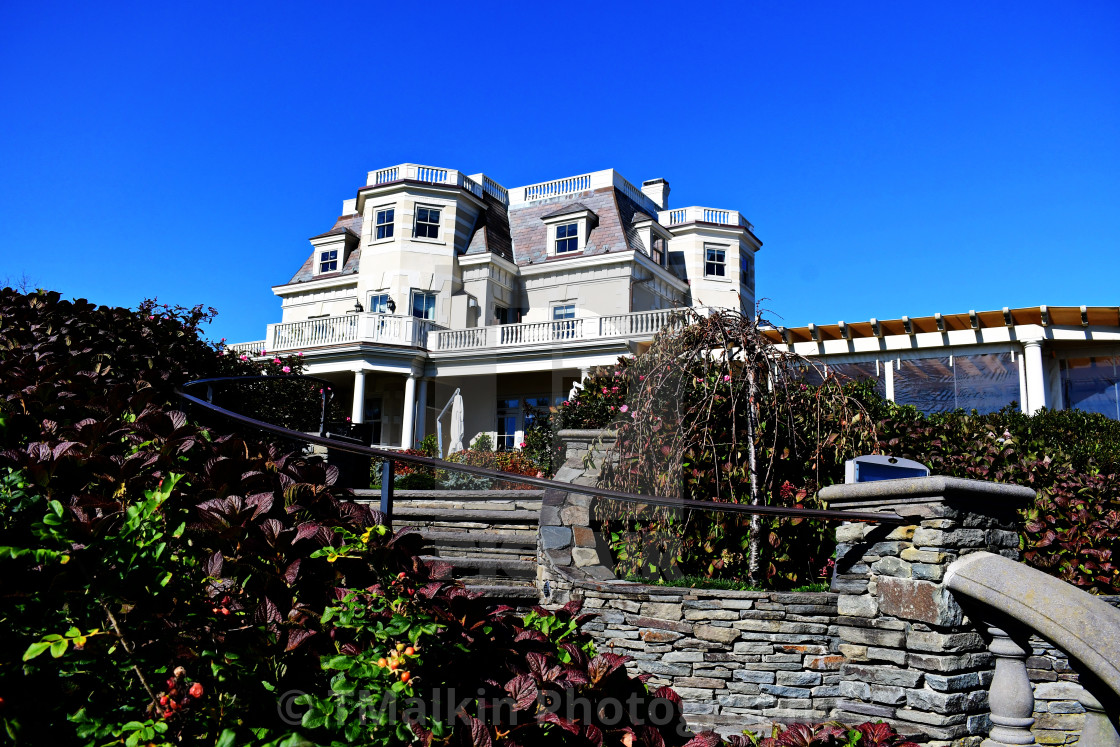 "The Chanler at Cliff Walk Newport, RI" stock image