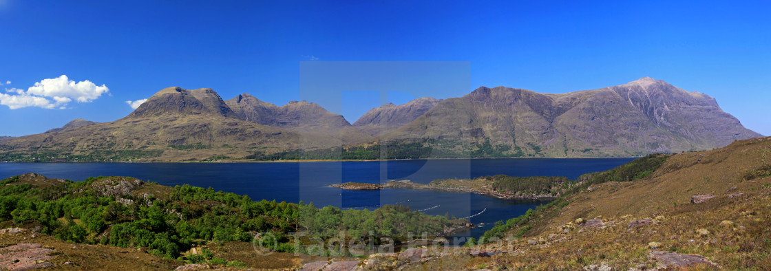 "The Torridon Hills and Loch Torridon" by Tadeja Horvat - $16.15 "The Torridon Hills and Loch Torridon" stock image