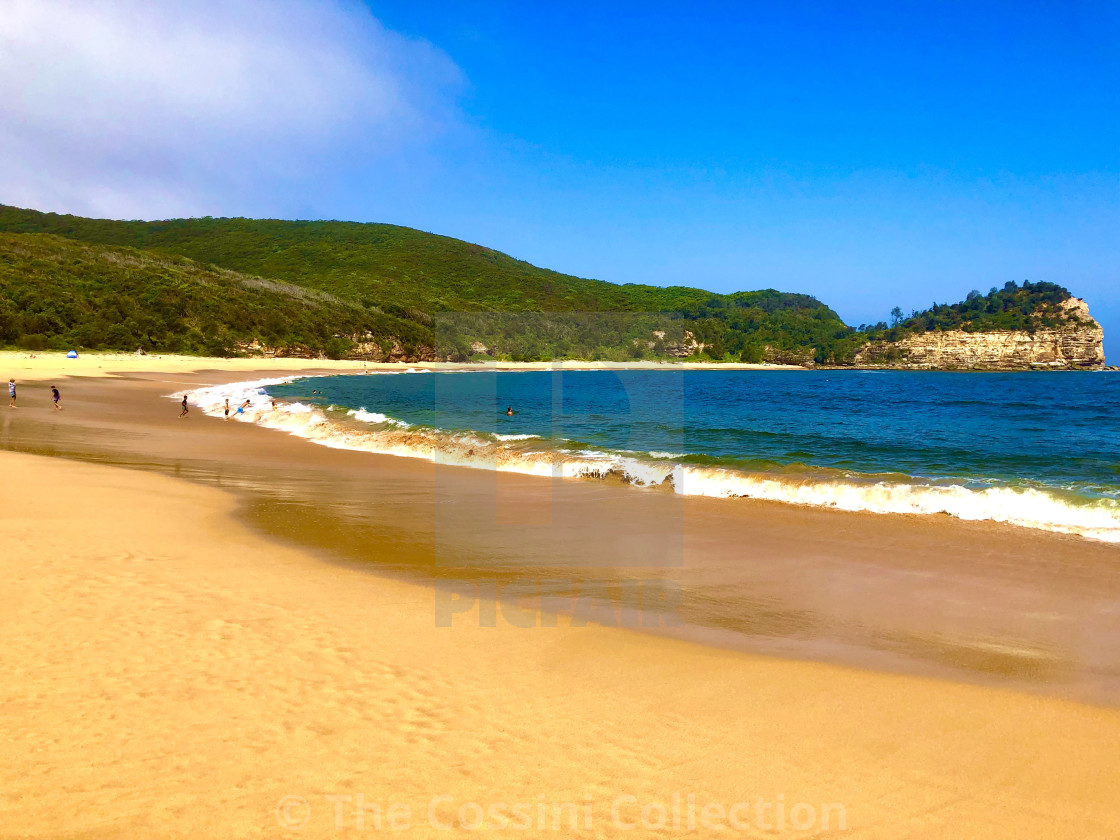 "A Day at the Beach" stock image