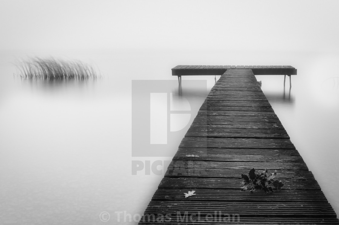 "Pier at Two Mile Gate" stock image