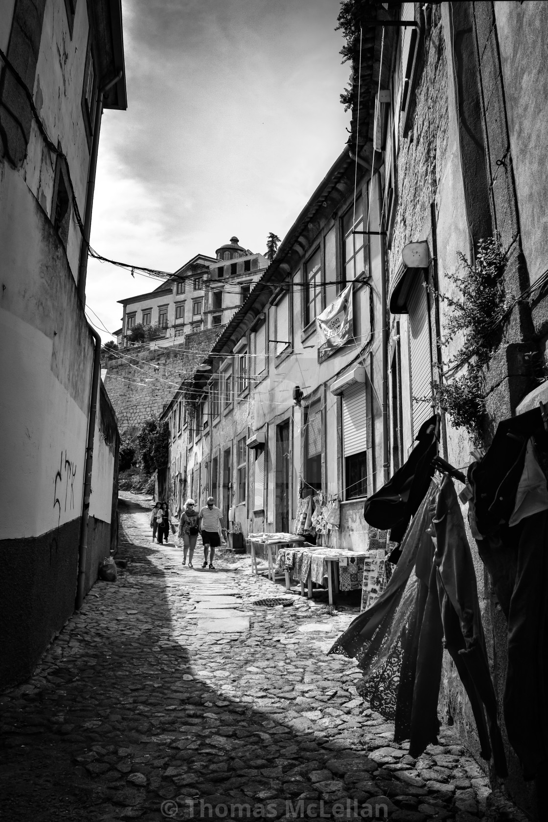 "Backstreets of Porto" stock image