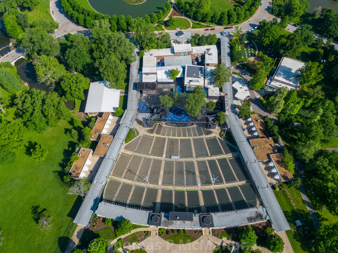 "St Louis Muny Theater" stock image