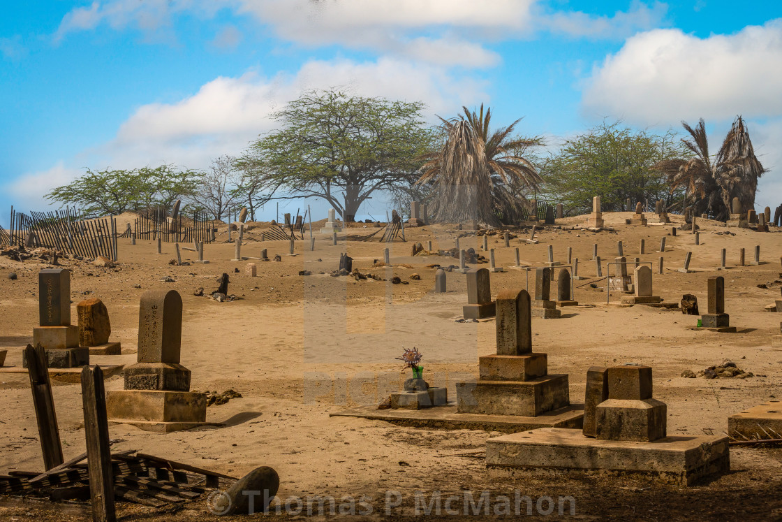 "Maui | Hawaii | Chinese Cemetery | Graveyard | Stock Photo" stock image