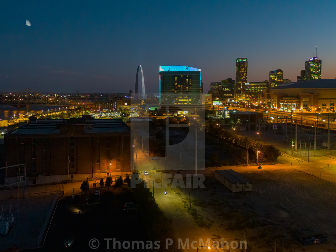 "Downtown St Louis" stock image