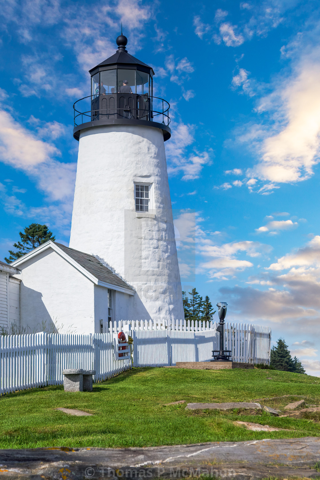 "Dyce Head Lighthouse | Maine" stock image