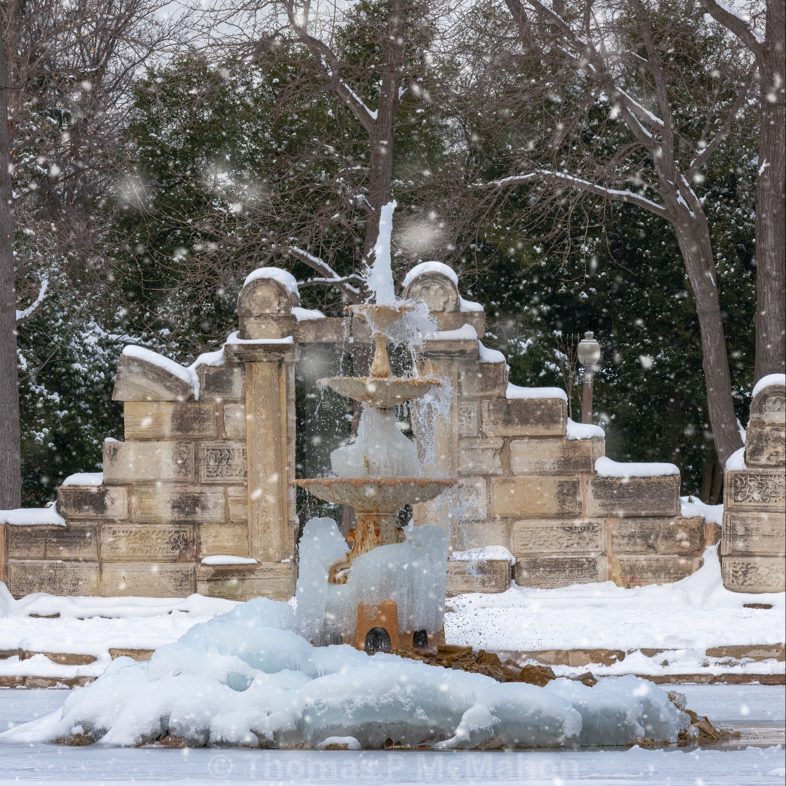 "Fountain in Tower Grove Park" stock image