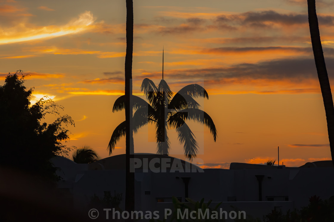 "Maui | Hawaii | Sunset" stock image