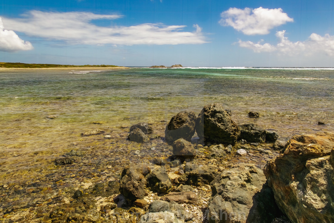 "Sint Maarten beach" stock image