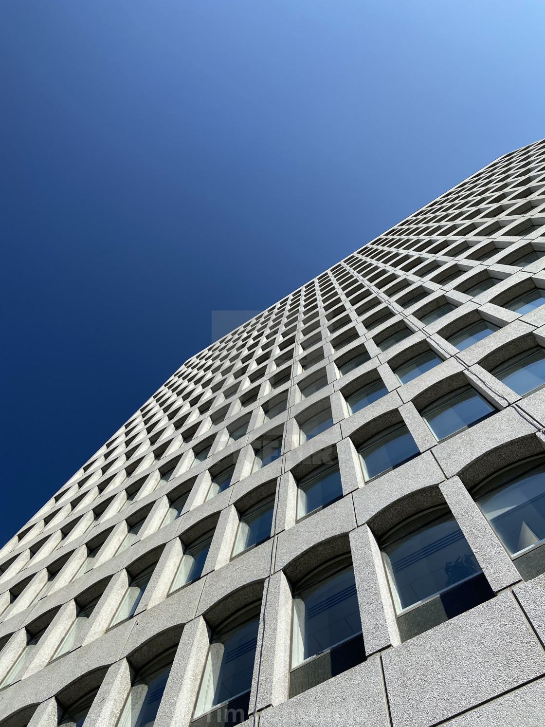 "Stretching up to the sky" stock image