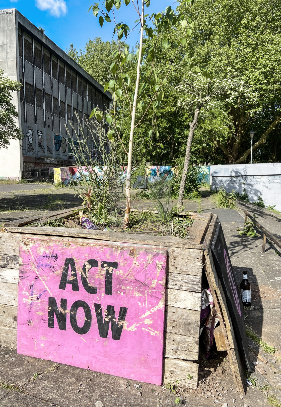 "Act now!" stock image