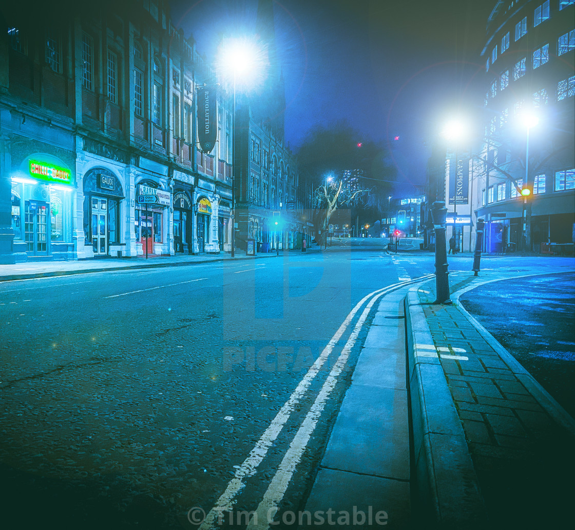 "Night life" stock image