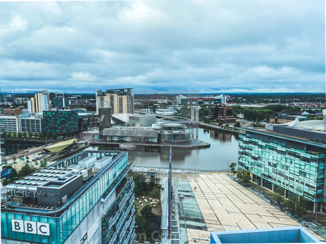 "Media City views" stock image