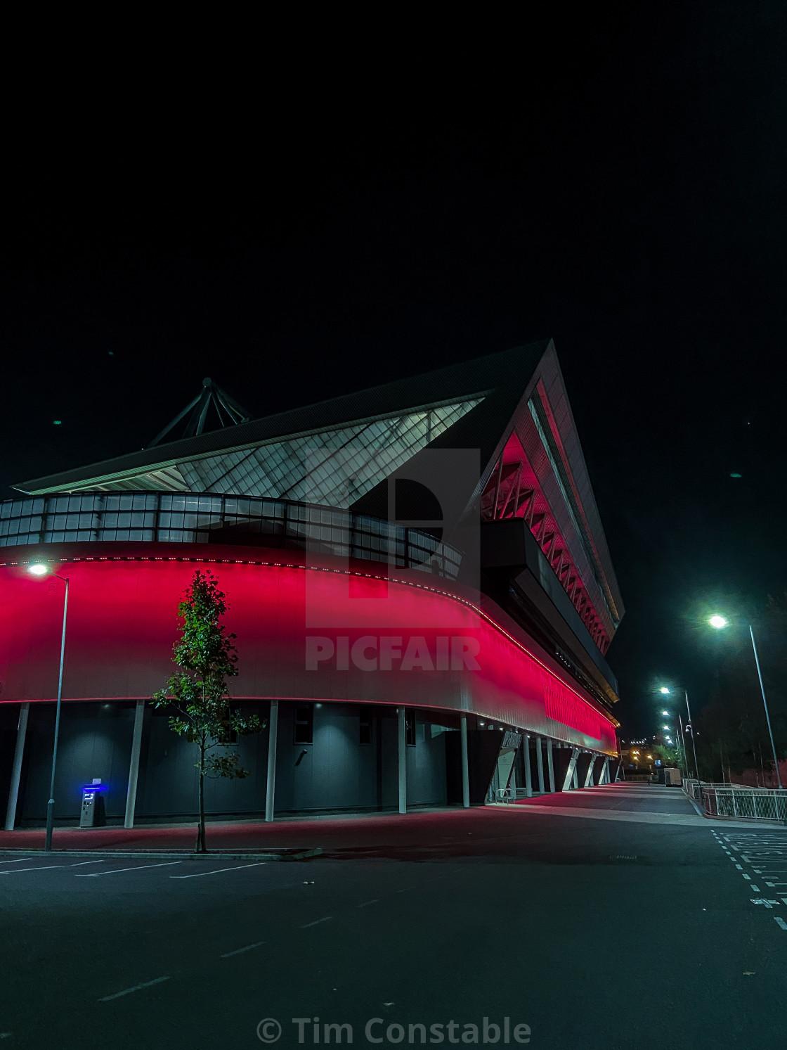 "Ashton Gate stadium at night" stock image