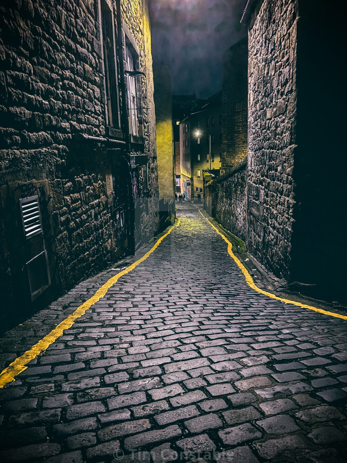 "Narrow alley" stock image