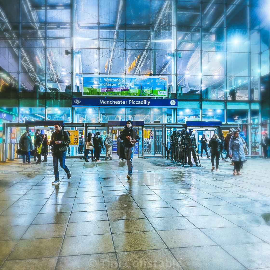 "Manchester Piccadily" stock image