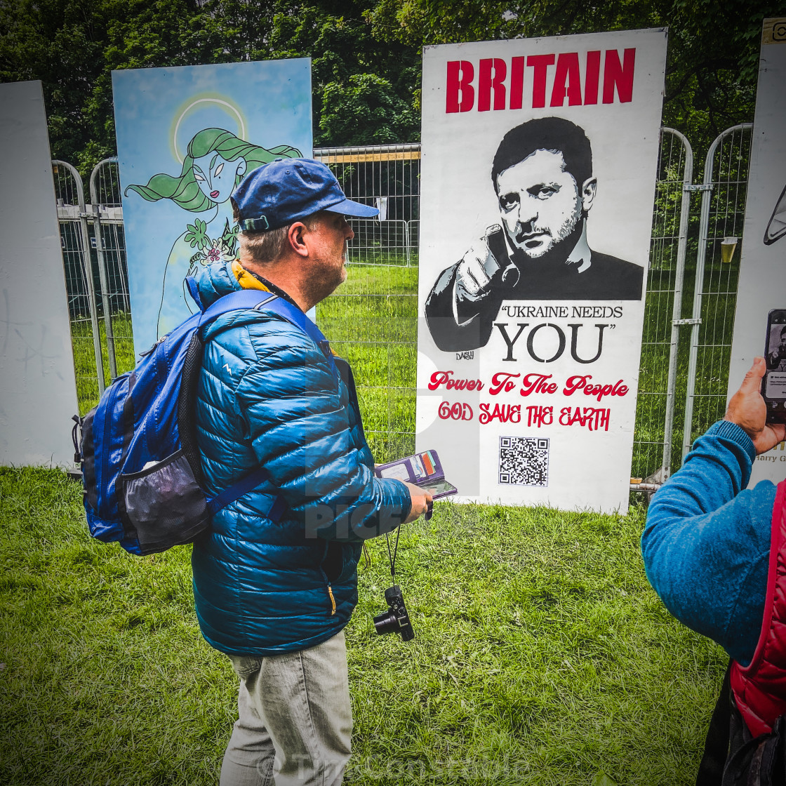 "Ukraine needs you" stock image