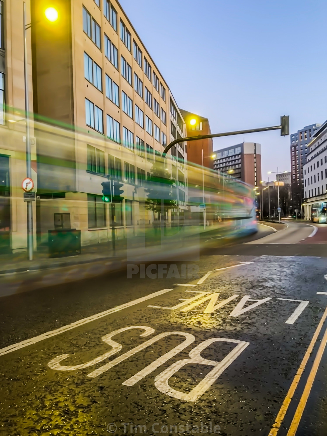 "Bus Lane" stock image