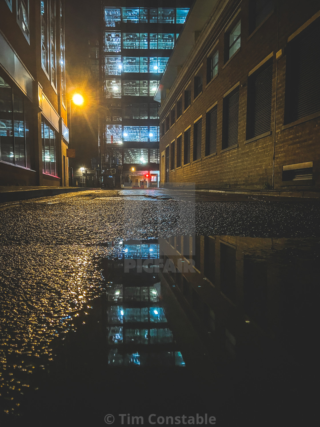 "City at night" stock image