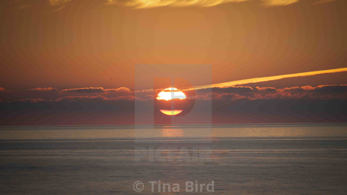 "Sunset in Ibiza" stock image