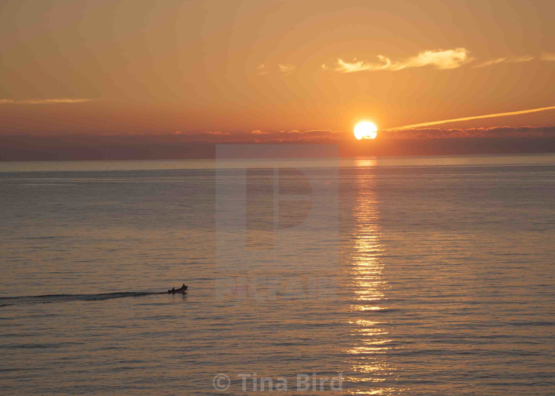 "Sunset in Ibiza" stock image