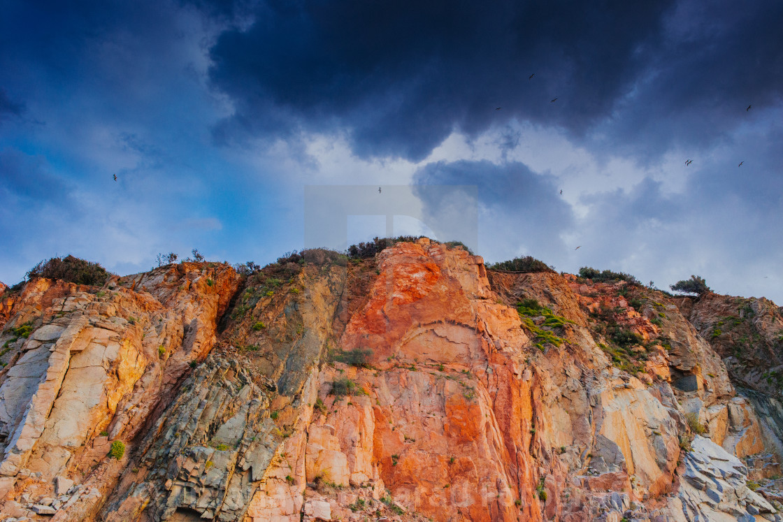 "Red rocks, Arbatax - Sardinia" by Tiziana Cambarau Fotografie - $54.91 "Red rocks, Arbatax - Sardinia" stock image