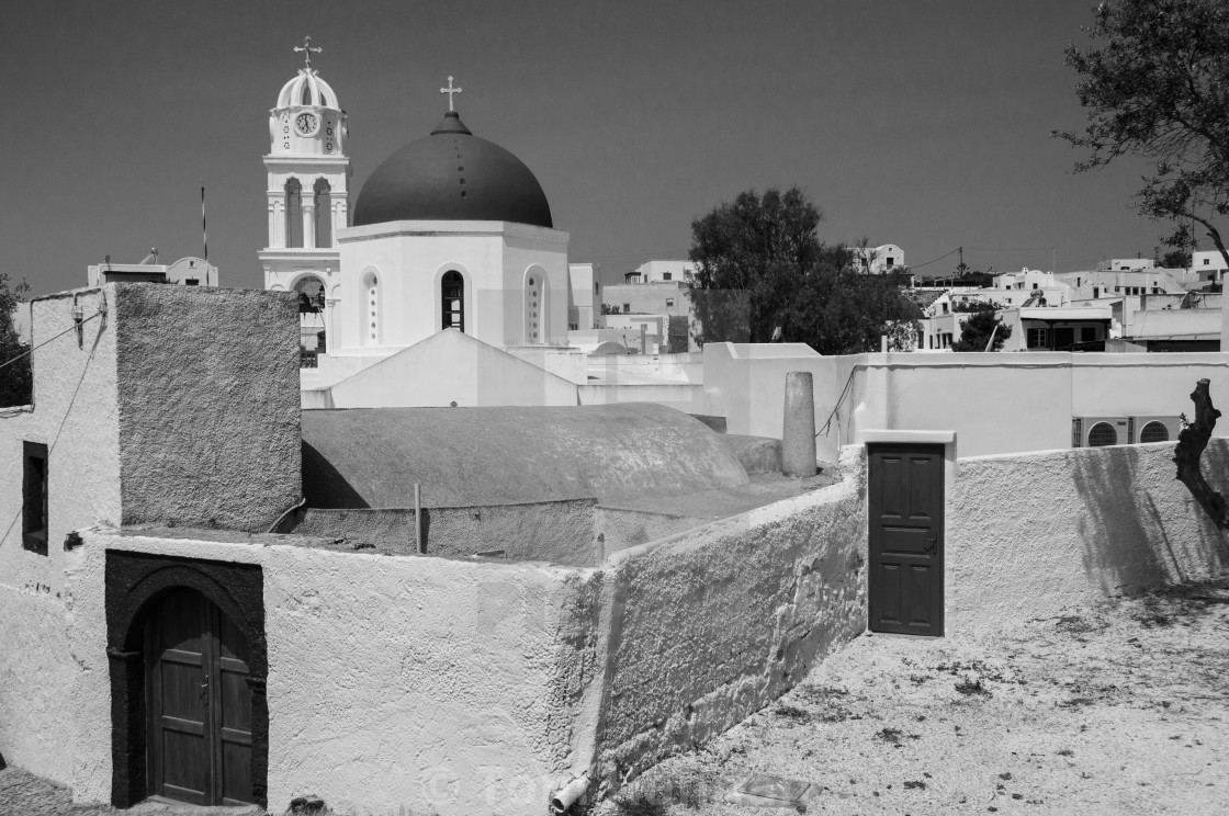 "Megalochori Church & Clocktower" by Tom Hannan - $12.65 "Megalochori Church & Clocktower" stock image