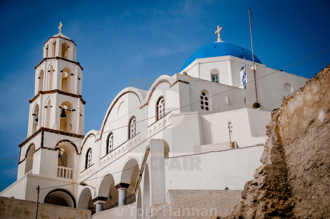 "Megalochori Church" by Tom Hannan - $12.65 "Megalochori Church" stock image