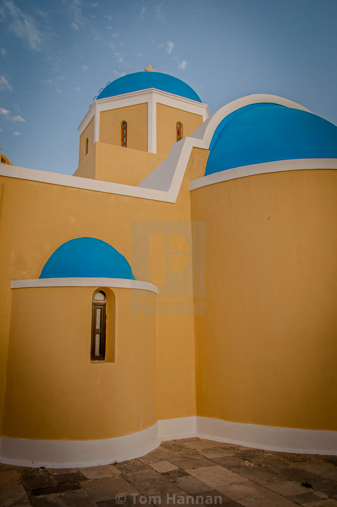 "St George's Church at Oia" by Tom Hannan - $12.65 "St George's Church at Oia" stock image