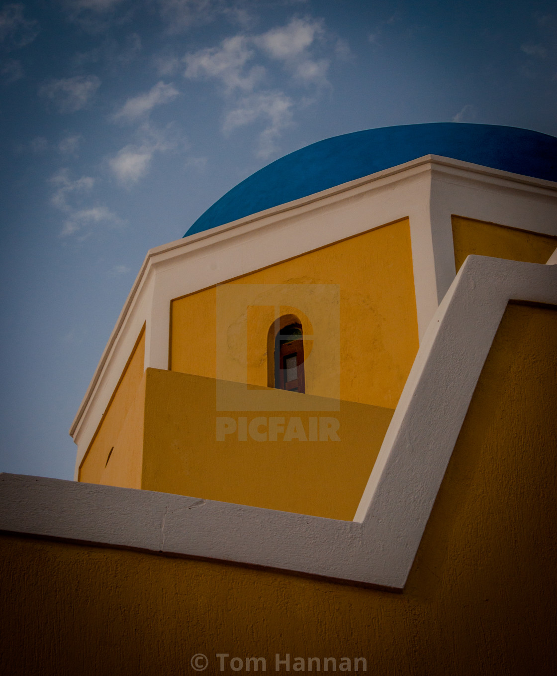 "St George's Church at Oia" by Tom Hannan - $12.70 "St George's Church at Oia" stock image