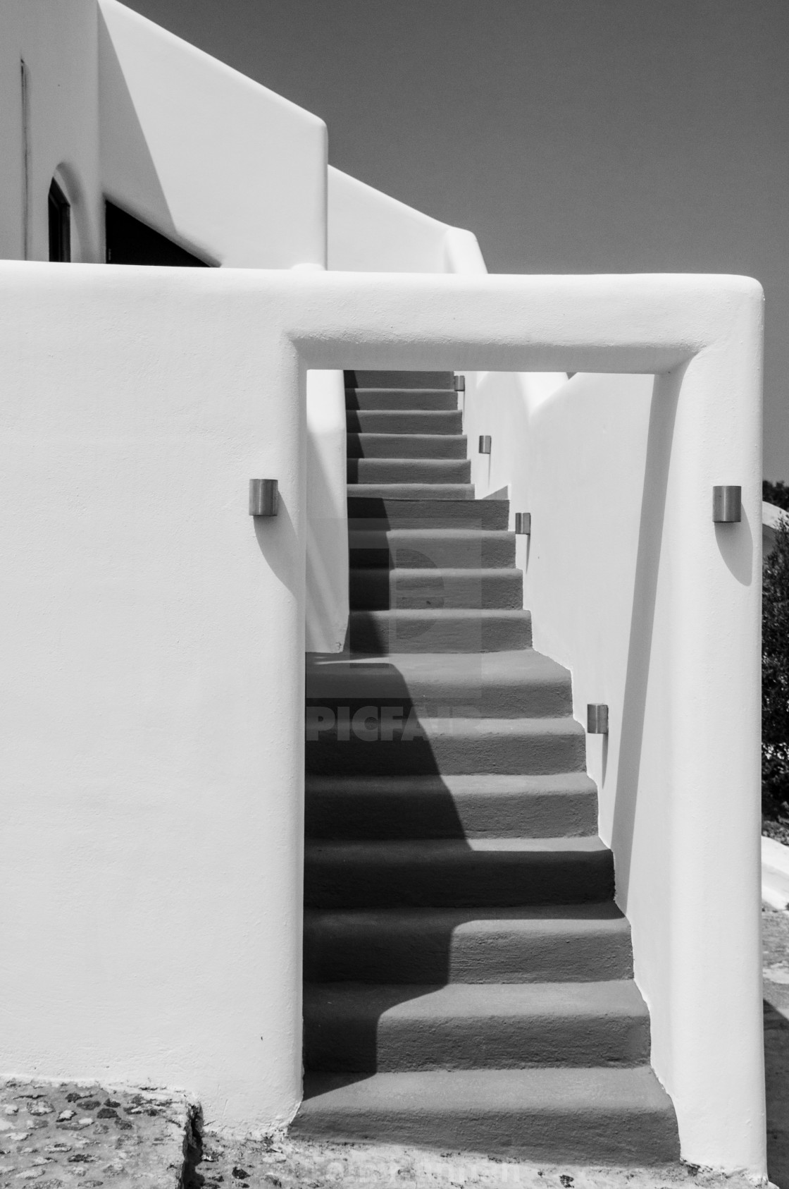 "Santorini Stairways" by Tom Hannan - $12.65 "Santorini Stairways" stock image