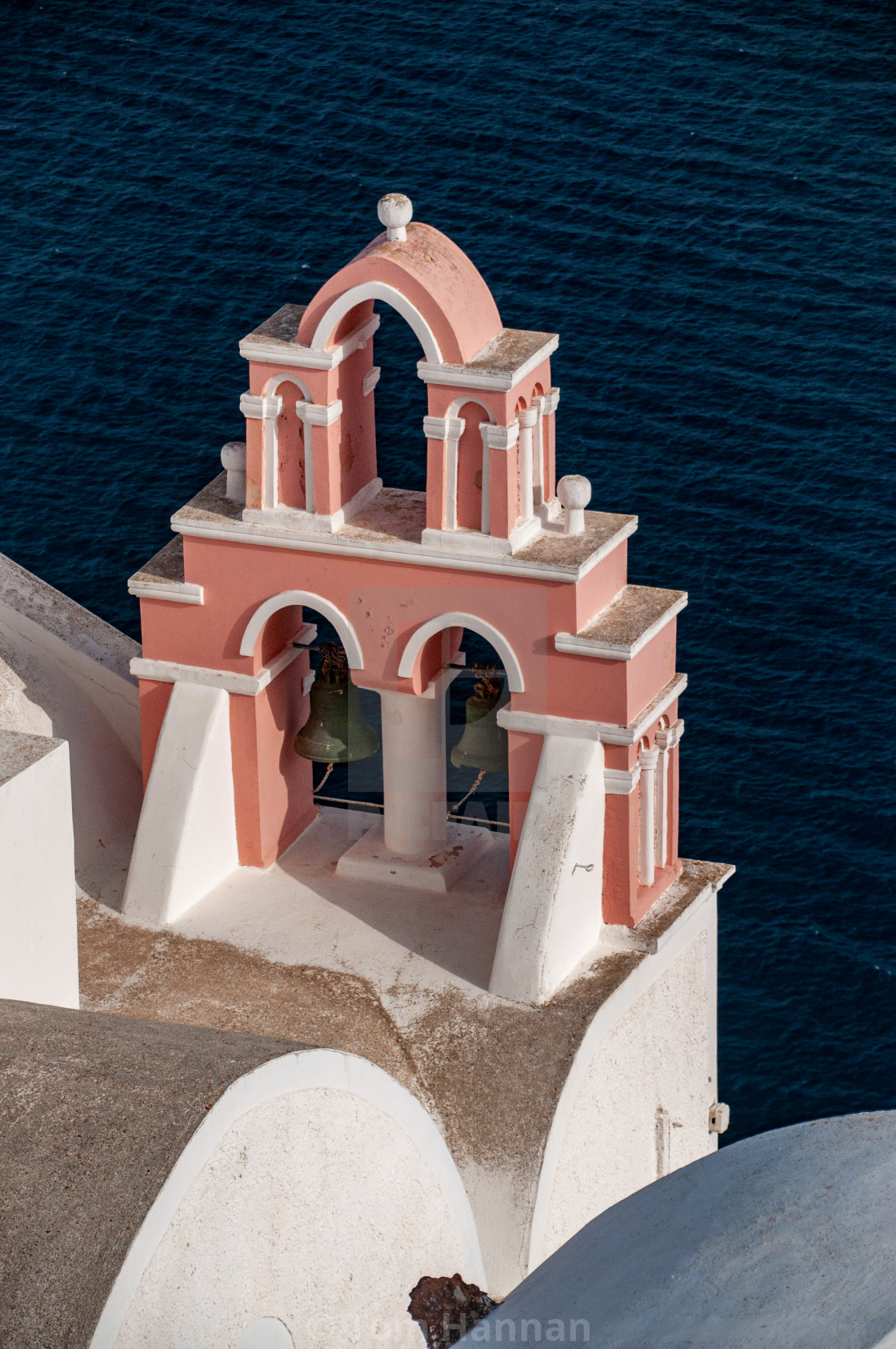 "Santorini Pink" by Tom Hannan - $15.81 "Santorini Pink" stock image