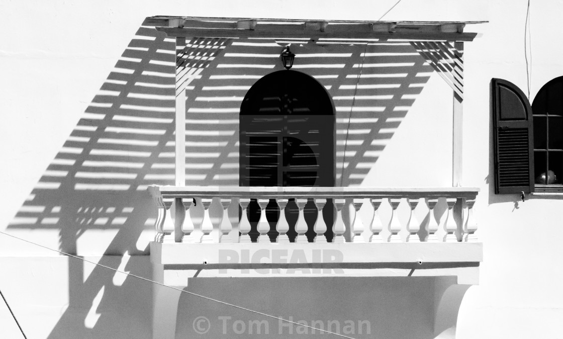 "Imerovigli Balcony" by Tom Hannan - $15.87 "Imerovigli Balcony" stock image