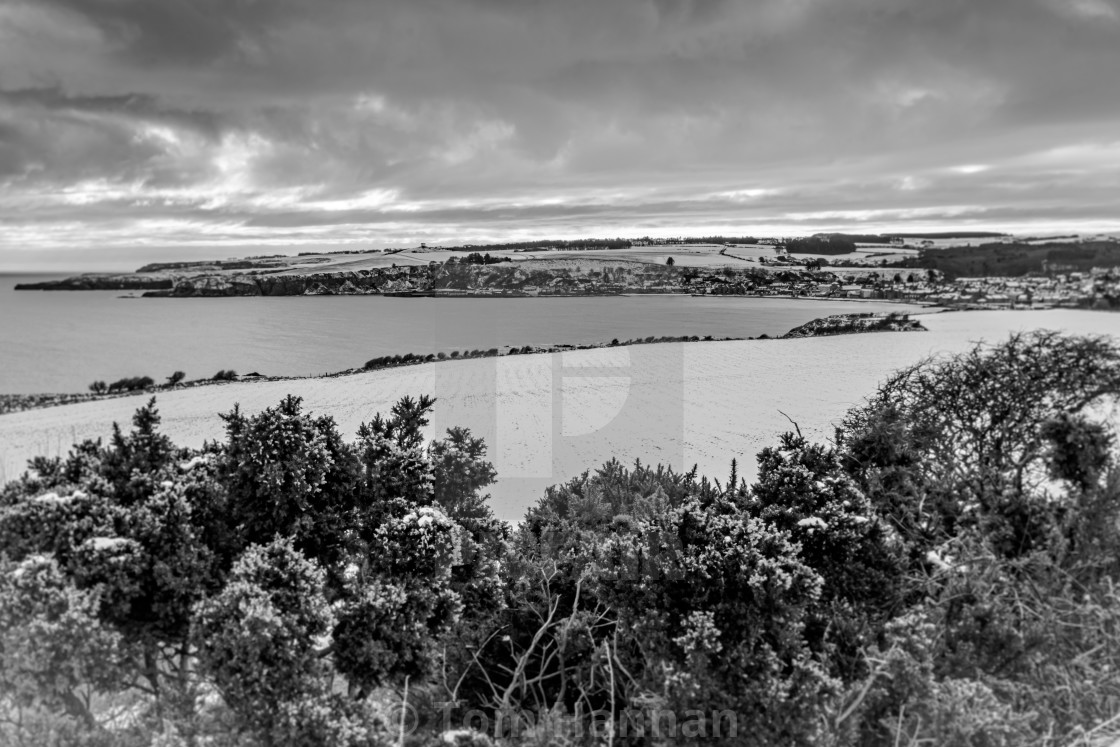 "Stonehaven Bay - Winterscape" by Tom Hannan - $15.87 "Stonehaven Bay - Winterscape" stock image