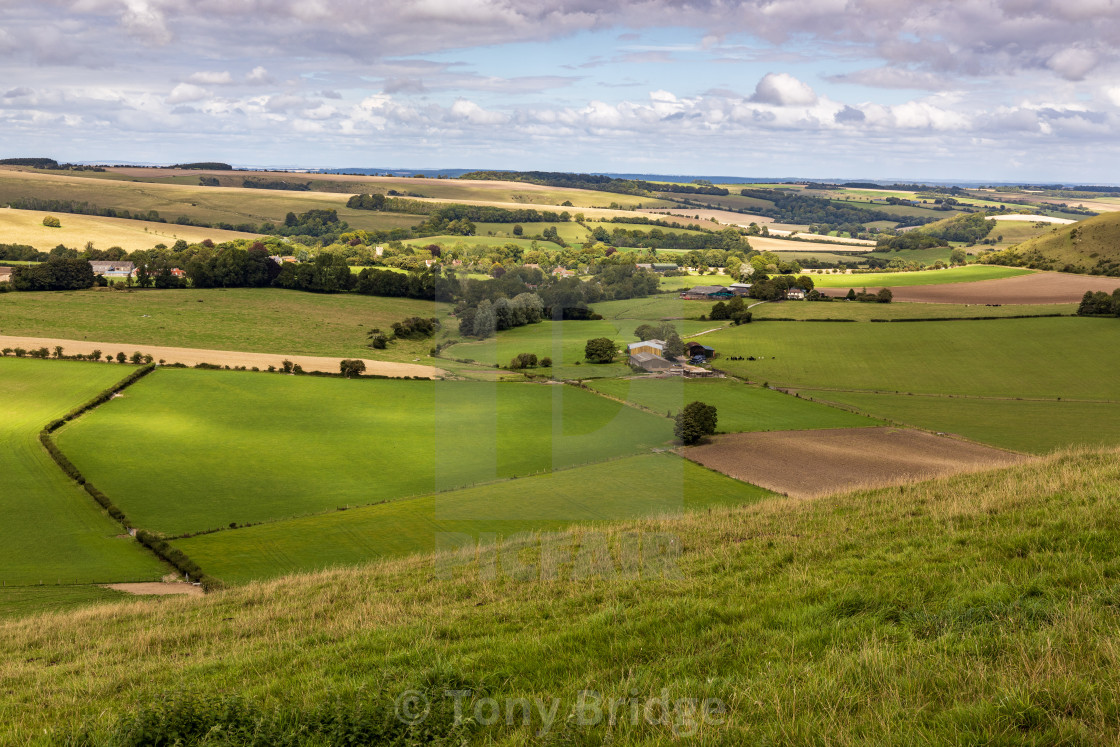 "View northeast from Win Green" by Tony Bridge - £40.00 "View northeast from Win Green" stock image