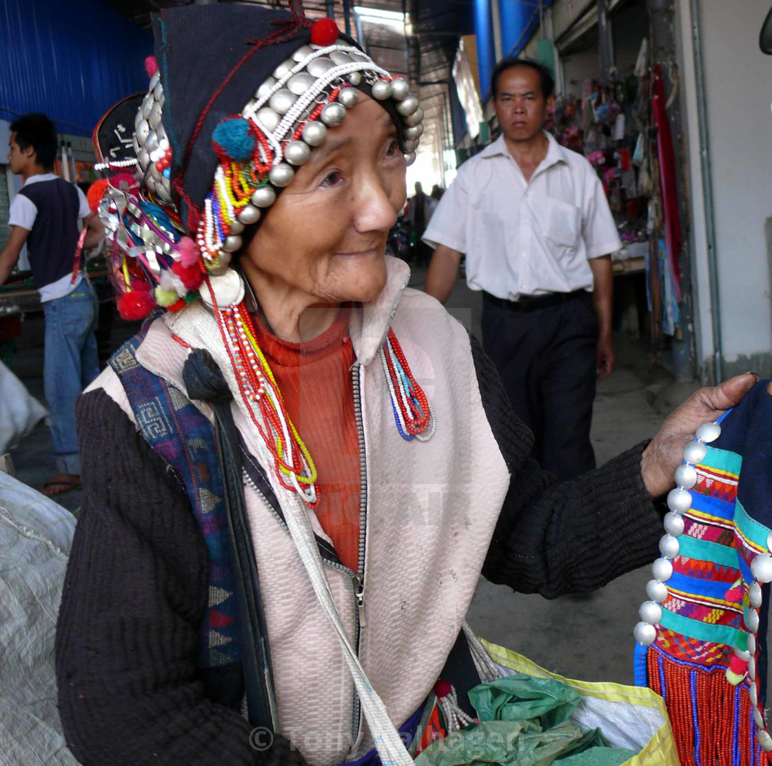 "A Dai Woman in Xishuangbanna" by Tony Kalhagen - $15.11 "A Dai Woman in Xishuangbanna" stock image