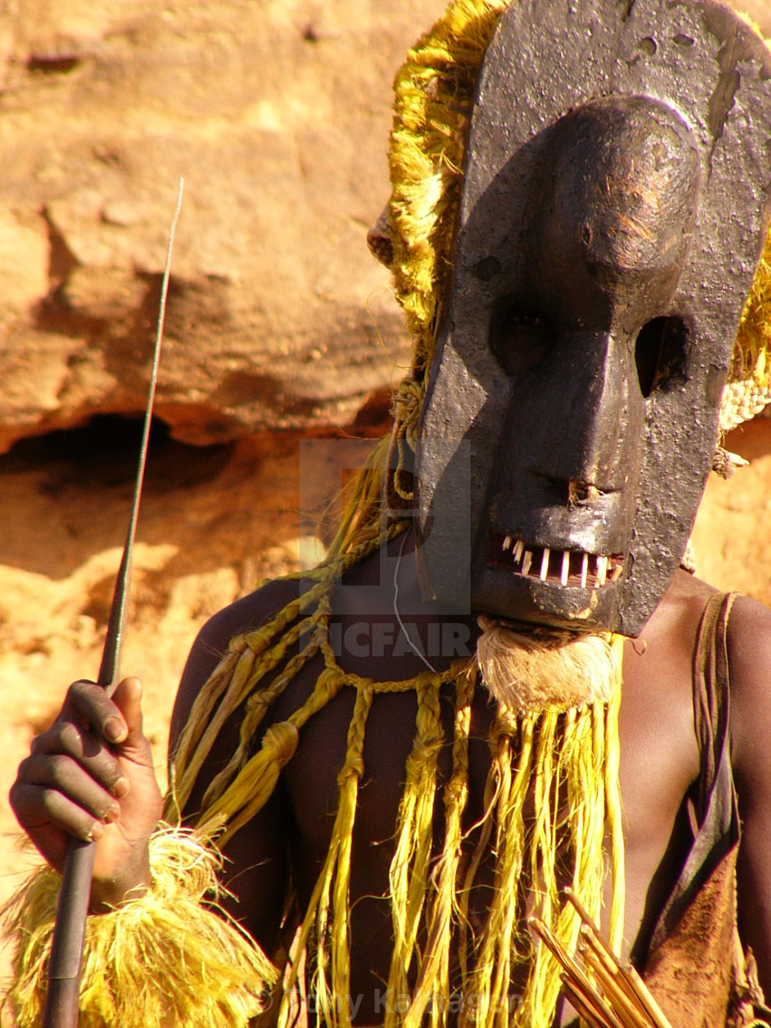 "Dogon Mask Dancer" by Tony Kalhagen - $15.11 "Dogon Mask Dancer" stock image