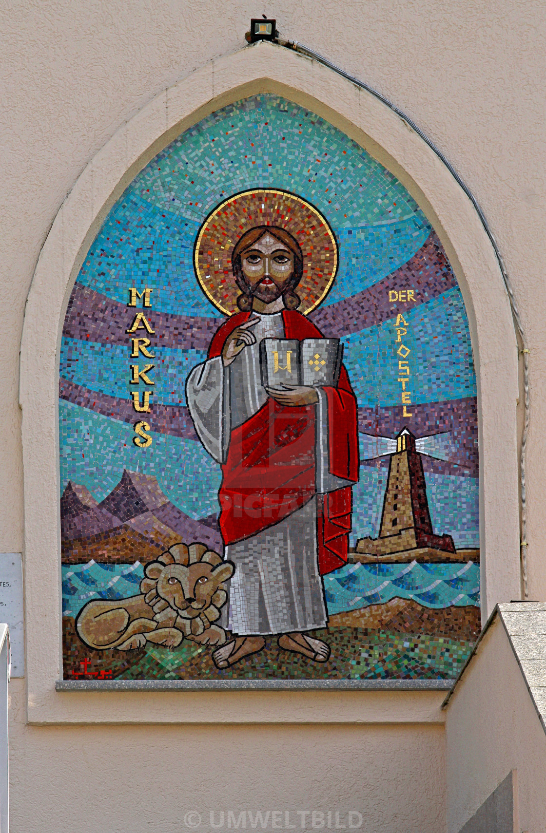 "Mosaic, Saint Marcus, Coptic Monastery of Saint Anthony, Kröffelbach Monastery, Waldsolms, Hesse, Germany" by UMWELTBILD - £10.00 "Mosaic, Saint Marcus, Coptic Monastery of Saint Anthony, Kröffelbach Monastery, Waldsolms, Hesse, Germany" stock image
