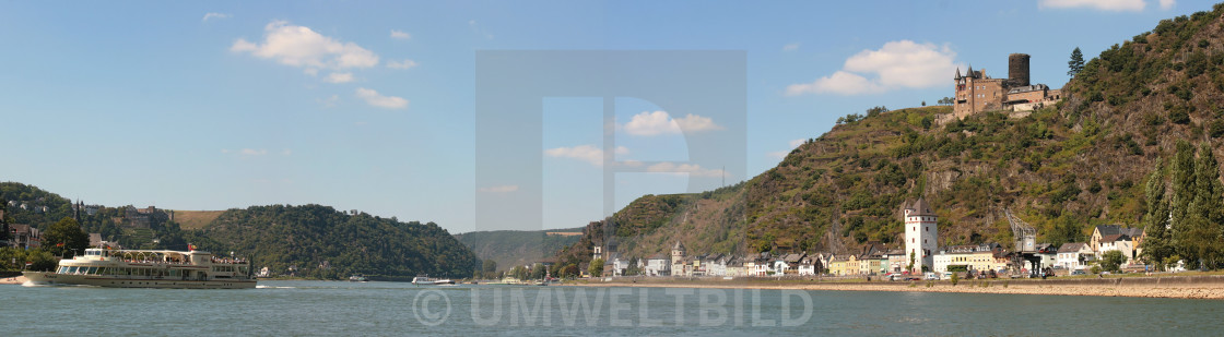"Autumnal colouring along the Rhine River, with the town of Sankt Goarshausen, Rheingau, panorama with steam boat, Rhine District, UNESCO World Heritage Site, Middle Rhine Valley, Hesse, Germany" by UMWELTBILD - £12.40 "Autumnal colouring along the Rhine River, with the town of Sankt Goarshausen, Rheingau, panorama with steam boat, Rhine District, UNESCO World Heritage Site, Middle Rhine Valley, Hesse, Germany" stock image