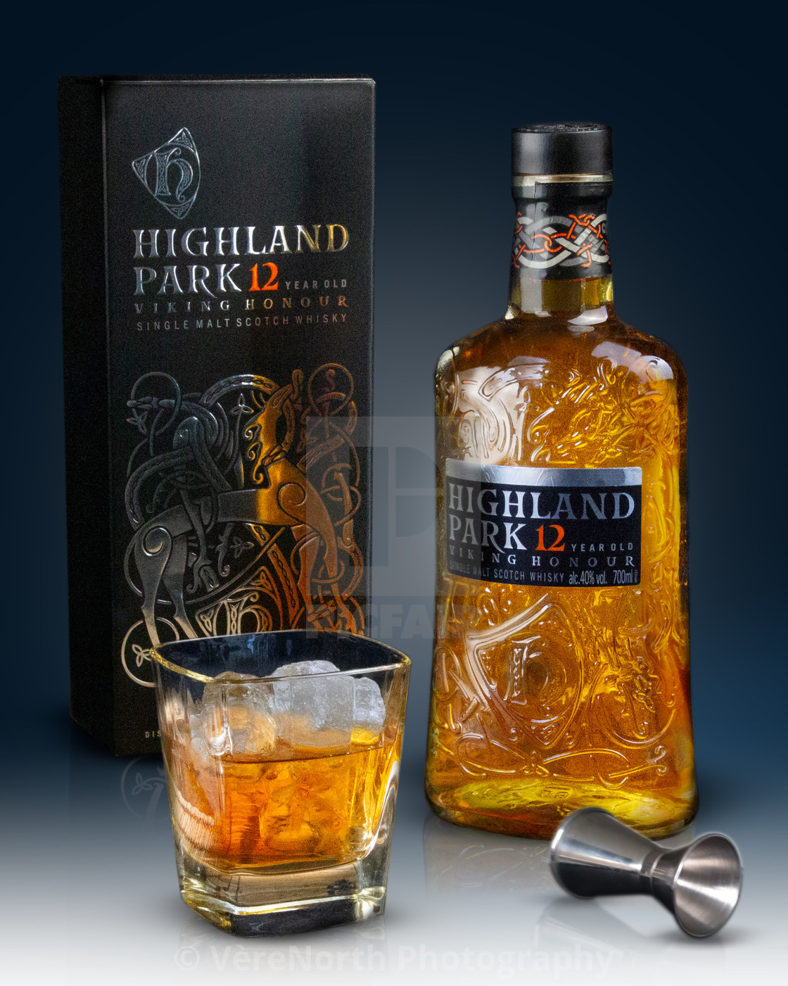 "Highland Park 12 year old whisky" stock image
