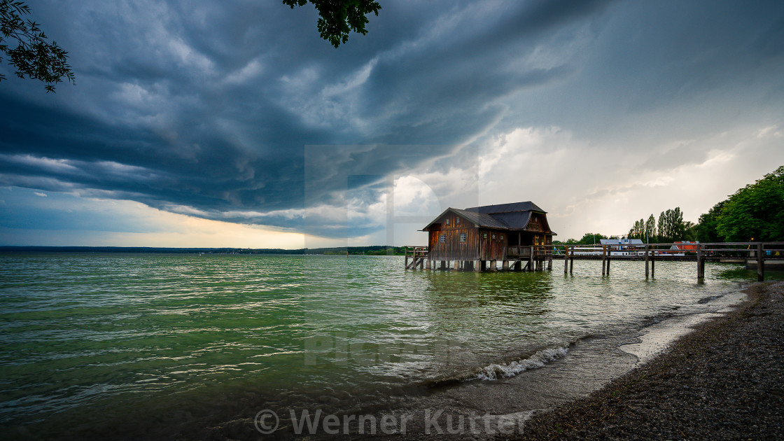 "A storm is coming" stock image