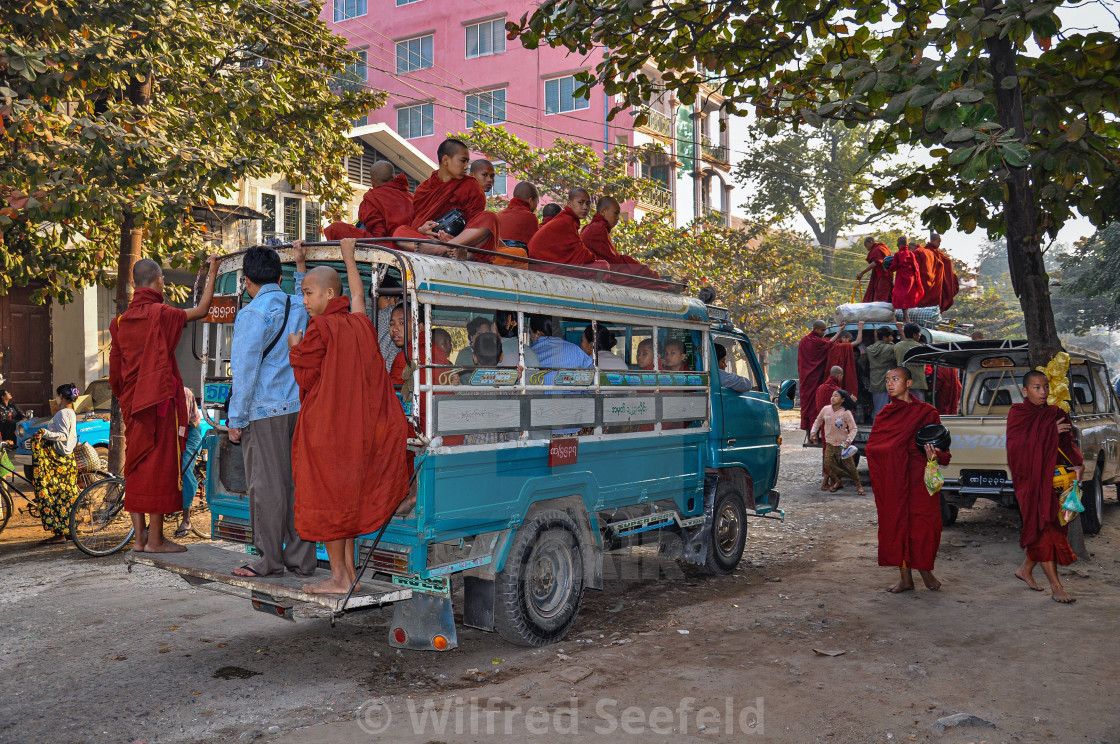 "MONKS' RETURN" stock image